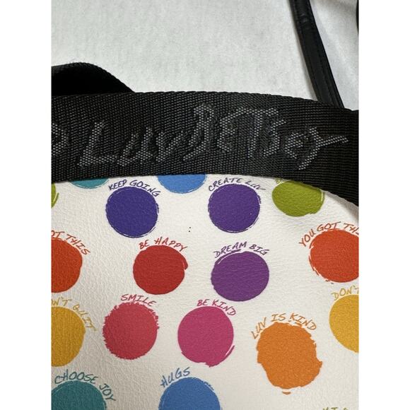 NWOT BETSEY JOHNSON Polka Dot Weekender W/Small Purse Travel Luggage Duffel - Picture 13 of 13